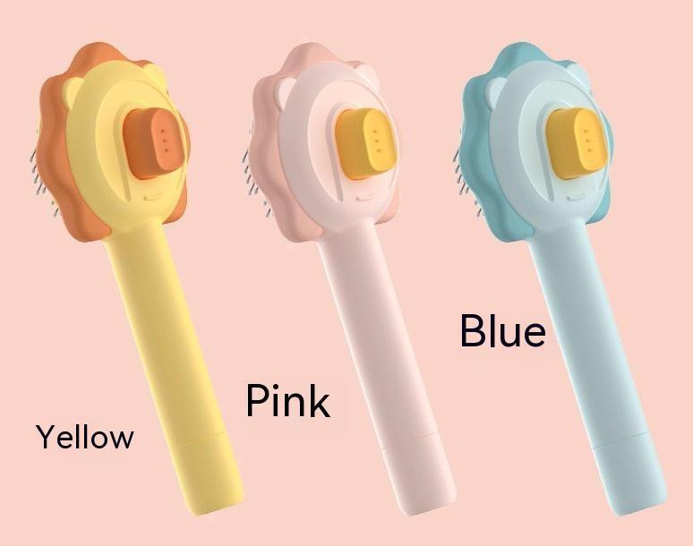 Hair Remover Pet Supplies Stainless Steel MaterialCat Brush Dog Brush with Release Button for Shedding, Self Cleaning Cat Comb Hair Brush for Indoor Cats, Dog Deshedding Brush Grooming Kit, Pet Supplies Hair Remover Tool