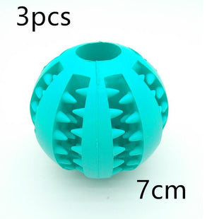 Puppy Teething Chew Toy Balls: Interactive Treat Dispensing Dog Toys Ball Rubber Small Breed Dog Chewing Enrichment Toys for Boredom and Brain Stimulating Game Puppy Teething Chew Toys 2pack