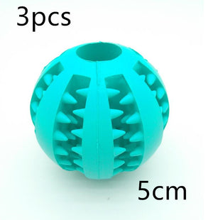 Puppy Teething Chew Toy Balls: Interactive Treat Dispensing Dog Toys Ball Rubber Small Breed Dog Chewing Enrichment Toys for Boredom and Brain Stimulating Game Puppy Teething Chew Toys 2pack