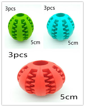 Puppy Teething Chew Toy Balls: Interactive Treat Dispensing Dog Toys Ball Rubber Small Breed Dog Chewing Enrichment Toys for Boredom and Brain Stimulating Game Puppy Teething Chew Toys 2pack