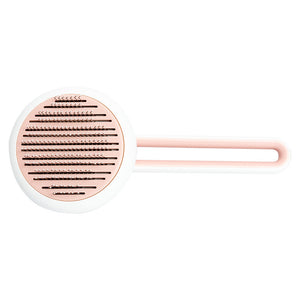 Cat Self Cleaning Slicker Brush, Pets Skin Friendly Cat Brush for Dogs Cats Grooming Brush Tool Easy to Remove Loose Undercoat, Mats Tangled Hair Slicker Massage Cats Hair Brush