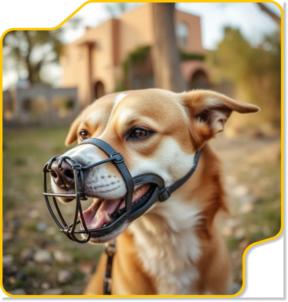 Anti-Biting Adjustable Dog Muzzles