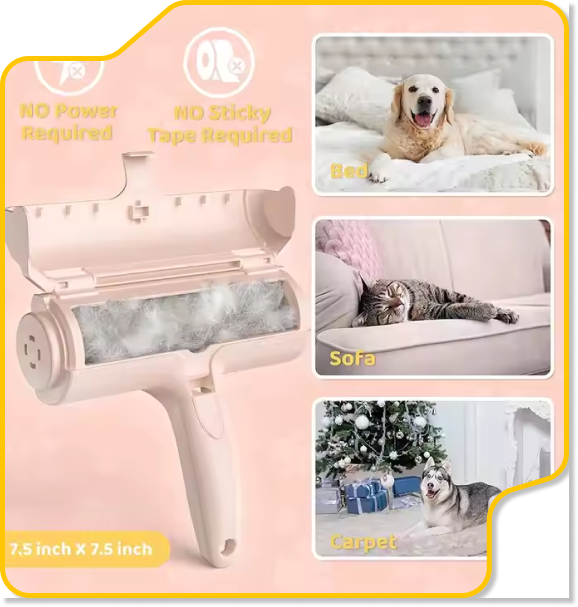 Double-Sided Grooming Brush & Dematting Tool – Hair Removal Comb | PlayPalace