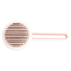 Cat Self Cleaning Slicker Brush, Pets Skin Friendly Cat Brush for Dogs Cats Grooming Brush Tool Easy to Remove Loose Undercoat, Mats Tangled Hair Slicker Massage Cats Hair Brush
