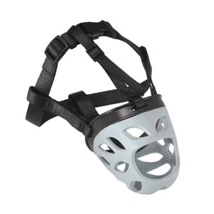 BARKLESS Dog Muzzle, Basket Muzzle for Biting, Chewing and Scavenging, Humane Cage Mouth Cover, Perfect for Grooming and Training Small, Medium, Large Aggressive Reactive Dogs