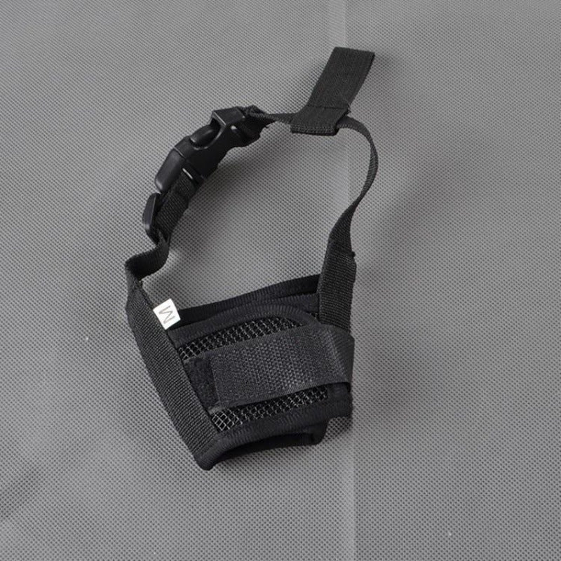 Dog Muzzle, Soft Nylon Dog Muzzle to Prevent Biting Barking and Chewing, Breathable Drinkable Adjustable Loop Pet Muzzle for Small Medium Large Dogs, Dog Muzzle for Safety Protection