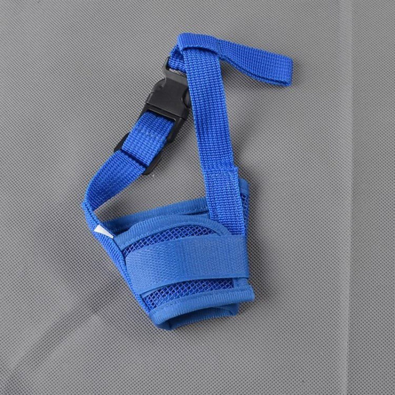Dog Muzzle, Soft Nylon Dog Muzzle to Prevent Biting Barking and Chewing, Breathable Drinkable Adjustable Loop Pet Muzzle for Small Medium Large Dogs, Dog Muzzle for Safety Protection