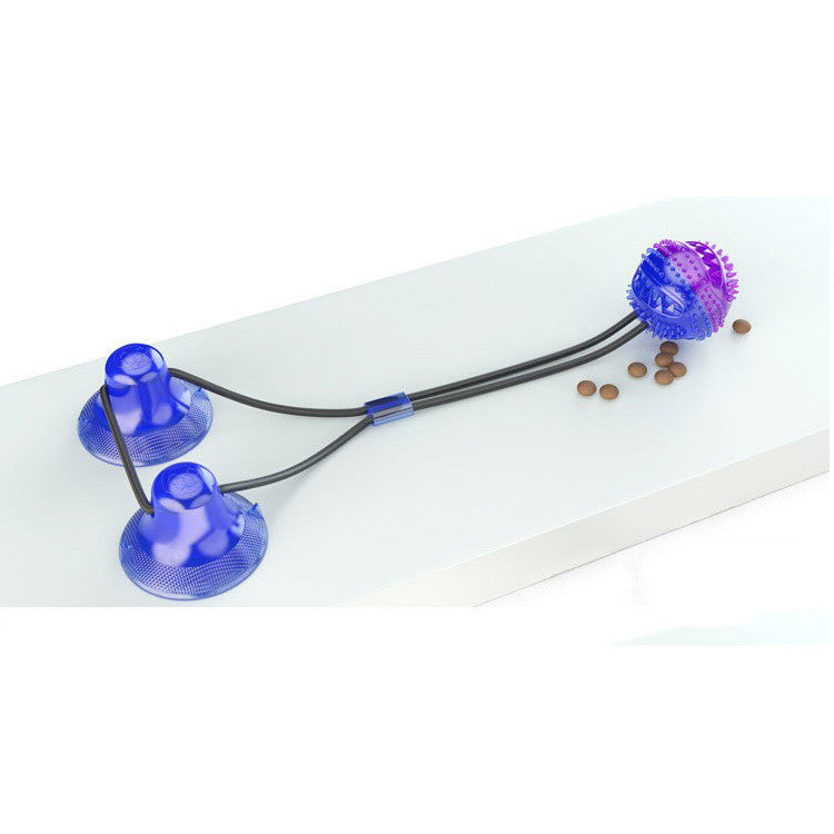Dog Toys for Aggressive Chewers Interactive Teething Boredom and Stimulating Tug of War Suction Cup Puzzle Indestructible Puppy Rope Enrichment Teeth Cleaning Ball Accessories for Small Large Dogs