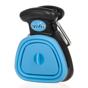 Pet Travel Foldable Pooper Scooper, Portable Dog Poop Scooper, Sanitary Dog Waste Pick Up, Heavy Duty Dog Waste Cleaner