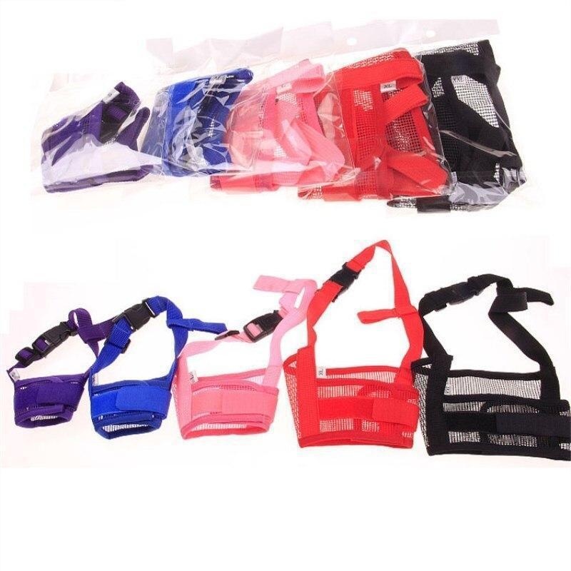Dog Muzzle, Soft Nylon Dog Muzzle to Prevent Biting Barking and Chewing, Breathable Drinkable Adjustable Loop Pet Muzzle for Small Medium Large Dogs, Dog Muzzle for Safety Protection