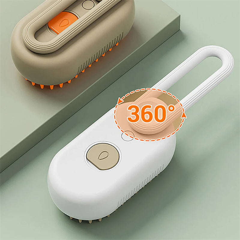 Cat Steam Brush Cat Brush for Shedding Steam Cat Brush Dog Brush with Steam Self Cleaning Pet Hair Cleaning Brush Comb for Cats Dogs Spray 3 in 1 Cat Brush for Pet Grooming