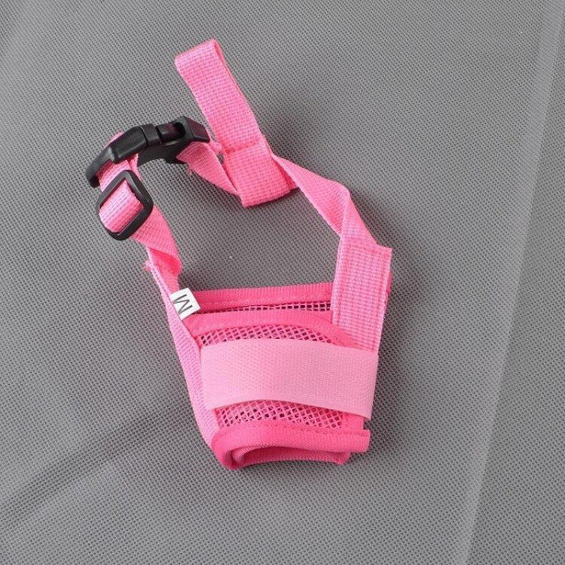 Dog Muzzle, Soft Nylon Dog Muzzle to Prevent Biting Barking and Chewing, Breathable Drinkable Adjustable Loop Pet Muzzle for Small Medium Large Dogs, Dog Muzzle for Safety Protection